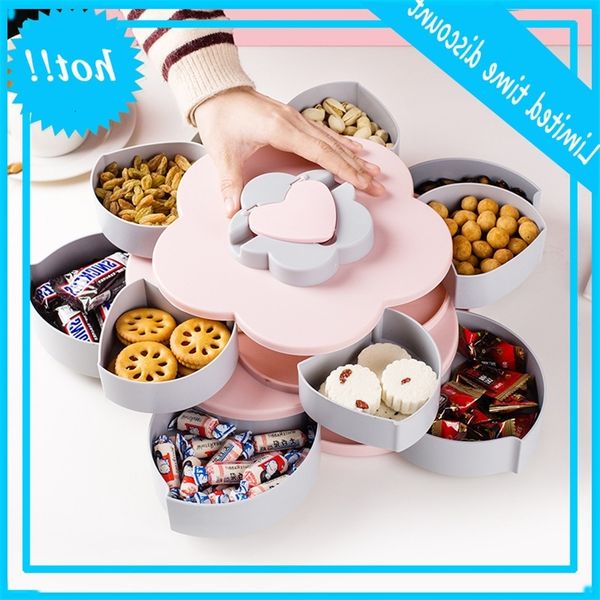 

candy creativity modern living room home melon seeds snack dry storage box fruit plate