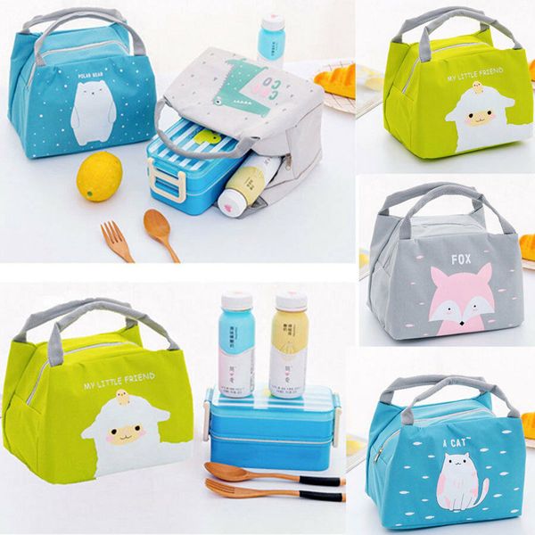 

new women kids men insulated lunch camping bag tote oxford box bag thermal cooler food bags waterproof