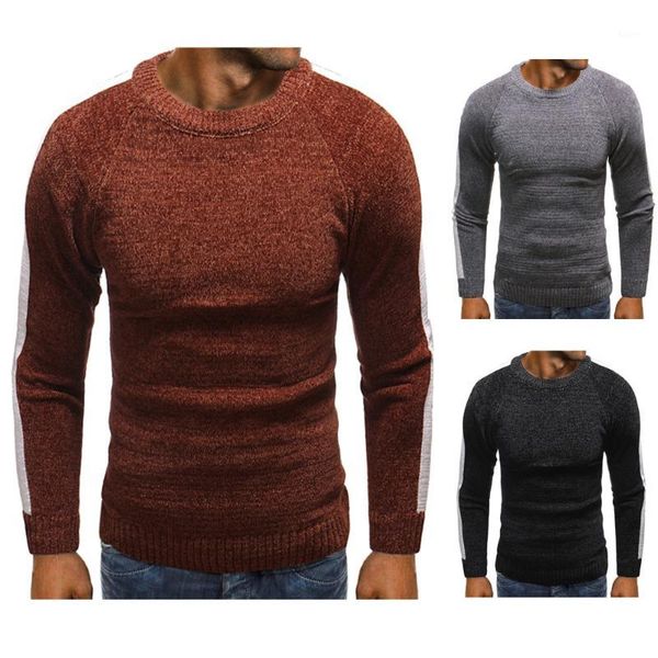 

2018 sweaters men new fashion casual o-neck slim cotton knit quality mens sweaters and pullovers men brand clothing size -xxl1, White;black