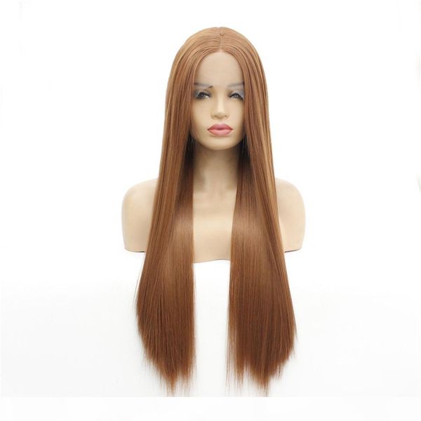 

affordable synthetic straight lace front wigs for black women