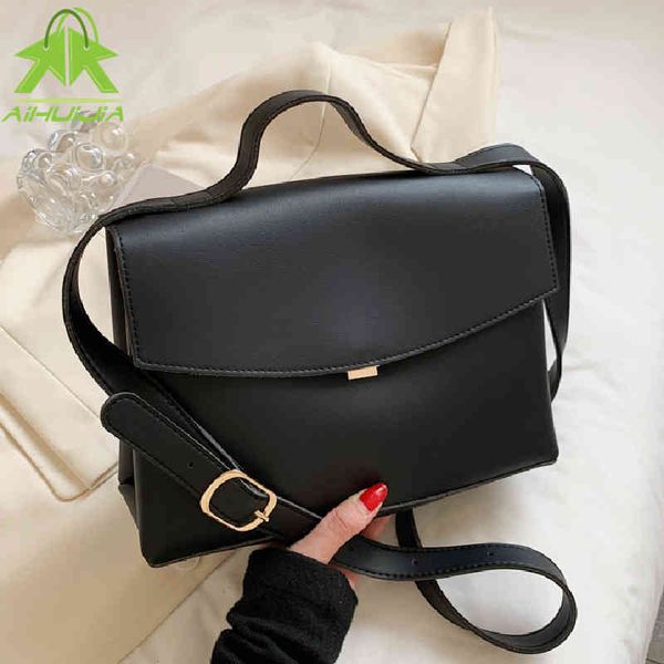 

fashion vintage female tote bag 2021 new pu leather for women designer handbag capacity shoulder messenger