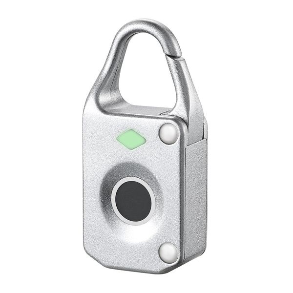 

smart keyless door fingerprint lock quick unlock usb rechargeable padlock luggage case backpack lock
