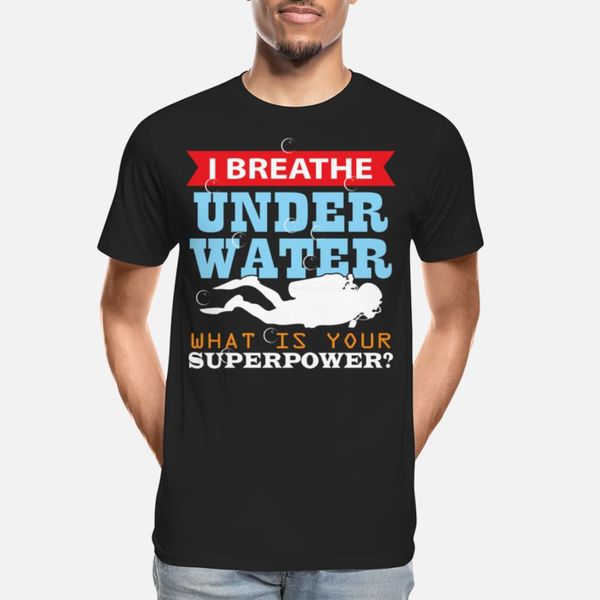 

i breathe under water - scuba diving gift idea designers graphic t shirt leisure retro design tracksuit hoodie sweatshirt