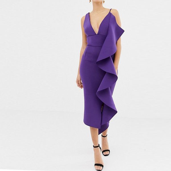 

2021 new summer purple celebrity sheath bandage club party women hight waist backless deep v-neck bodycon 7tmh, Black;gray