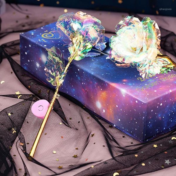 

artificial rose flower valentine's day gift birthday gift with packing box for birthday mother's day anniversary new1