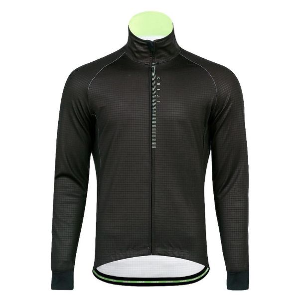

cheji 2020 winter cycling jacket men waterproof thermal windproof mtb bike kits bicycle clothes, Black;red