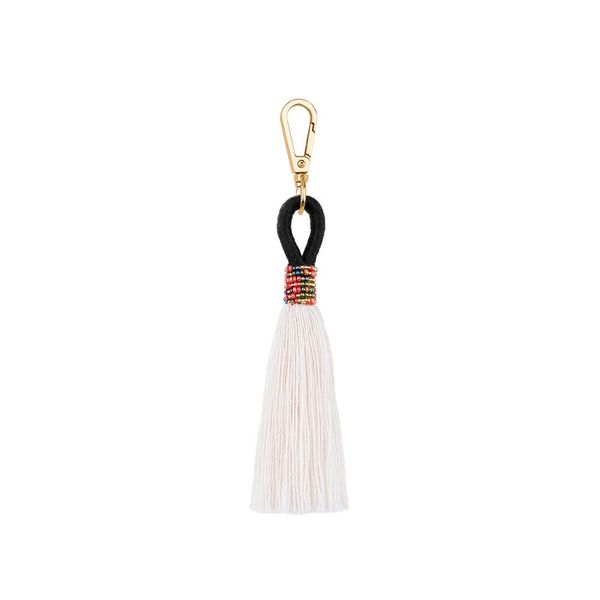 

1pc new style bohemia cotton thread tassel fringed diy jewelry bag decorative accessories key chain craft beads tassels pendant h jllurl
