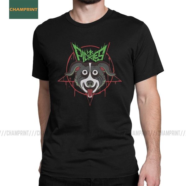 

men mr pickles tv adultswim mature dog evil satan funny short sleeve tees plus size sport hooded sweatshirt hoodie men t shirt