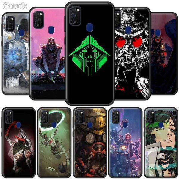 

черный чехол для samsung galaxy m20 m21 m31 m40 m51 a20 a30s a40 a50 a51 a70 a71 силиконовый мобильный телефон cover appex legends