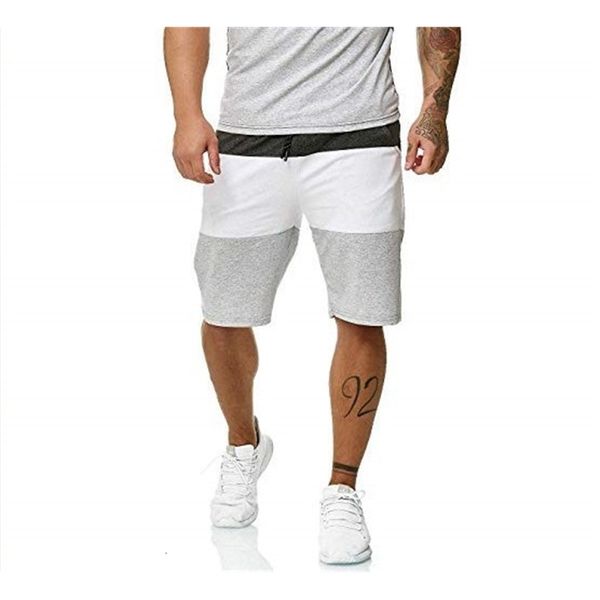 

new 2015 men's casual color matching shorts k912-1409, White;black