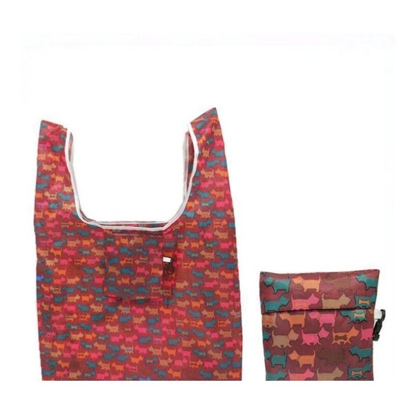 

large size foldable shopping bags nylon home storage bag reusable eco-friendly folding bag grocery bag multi-func jllbew ladyshome