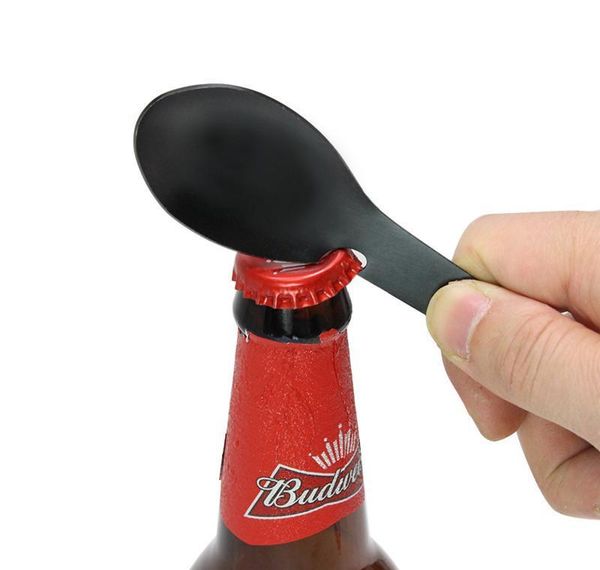 

stainless steel multifunctional fork spoon camping corkscrew can opener outdoor forks portable tableware flatw bbyids soif