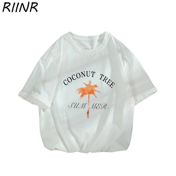 

riinr summer new men's printed t-shirt casual korean version loose large size t-shirt m-5xl sport hooded sweatshirt hoodie