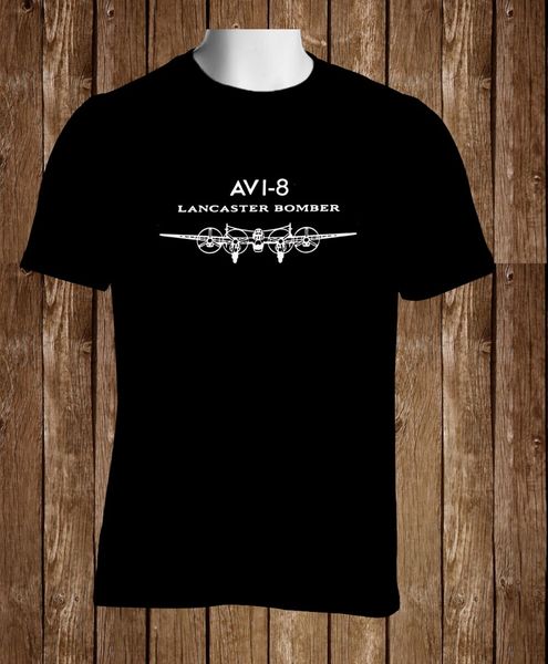 

fashion summer style black t-shirt avi 8 lancaster bomber watches men's tshirt s to 3xl tee shirt sport hooded sweatshirt hoodie