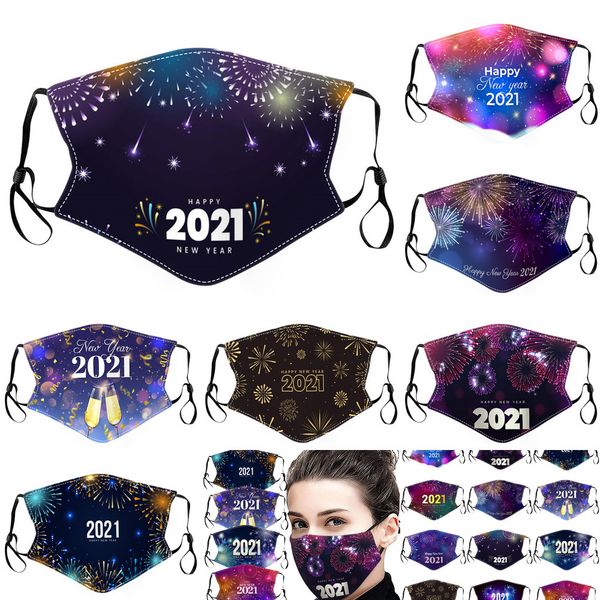 

ufmg5u designer new yesars fashion face print firworks 2021 man woman masks dust pm2.5 reusable adjustable mask 6 n