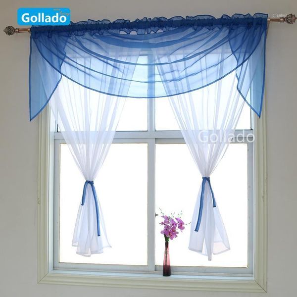 

morden tulles new valance style window treatment drape nice sheer livingroom home decor curtain1