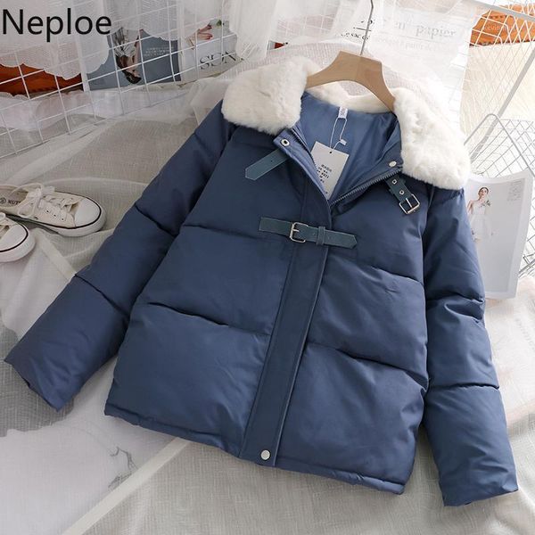 

neploe 2020 winter coat women new korean fashion short parkas outwear thicked warm jackets plus size clothes for woman 4f2751, Black