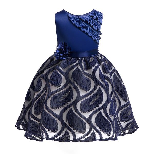 

stylish long sleeveless christmas bowknot princess winter warm little girls fancy wedding party birthday cosplay dress long kids frock, Red;yellow