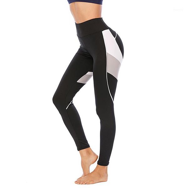 

yoga outfits pants women leggings sport running trousers tights gym training legging femme fitness1, White;red