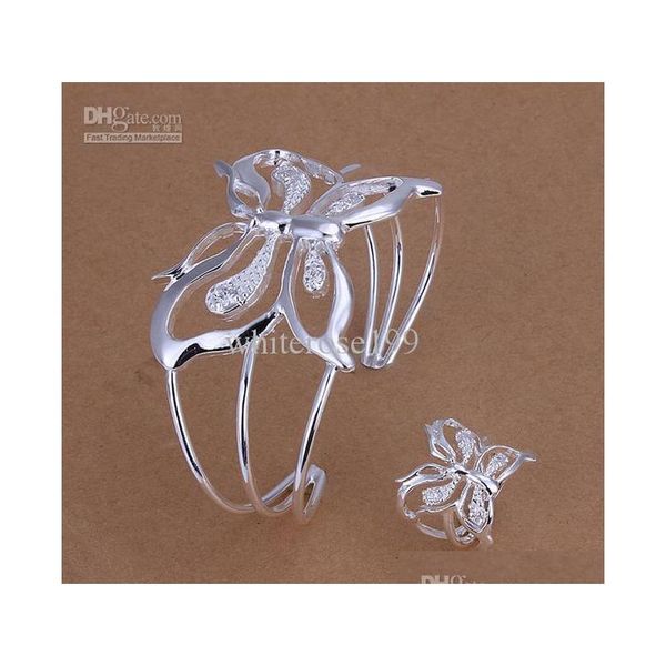 

wholesale - christmas gift 925 sterling silver fashion necklace+earrings set qs179 shjyn