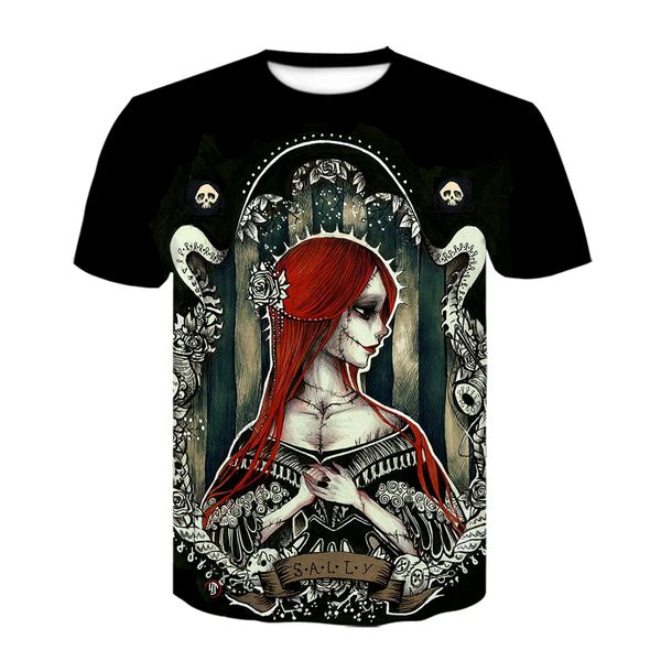 

new arrival jack skellington and sally graphic the nightmare before christmas cosplay 3d print shirts hippie humor hippie men clothing