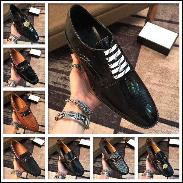 

bs dress shoes men classic loafers men formal shoes luxury brands evening dress italian men office shoes big size 45 sepatu slip on 11, Black