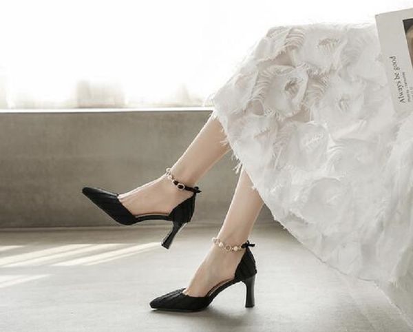 

wholesale fashion women sandals party wedding shopping black white womens slides spring summer outdoor shoes size 35-39 ing