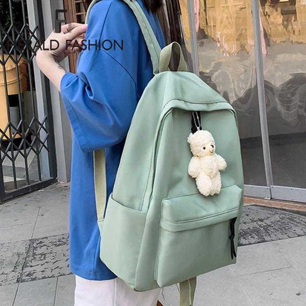 

2020 женщина холст рюкзаки девушка школа сумка рюкзак для дадут розового черного путешествие моды bagpack рюкзак bolsas mochila mujer sqcody