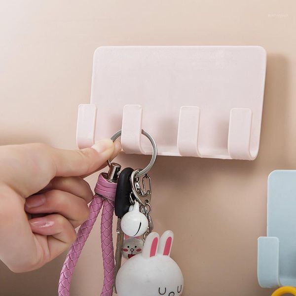 

fonken solid color wall phone holder with hook wall smartphone stands universal support bracket for keychain cable holder1