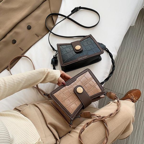 

unusual bag brand original design 2020 new fashion contrast underarm bag western style joker shoulder slung chain