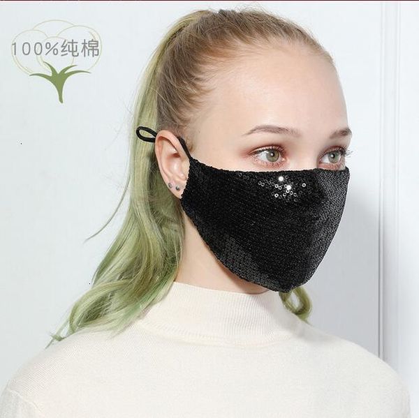 

ulu80u sequin respirators respirable color face mouth masks keep warm reuse popular sell 6 n