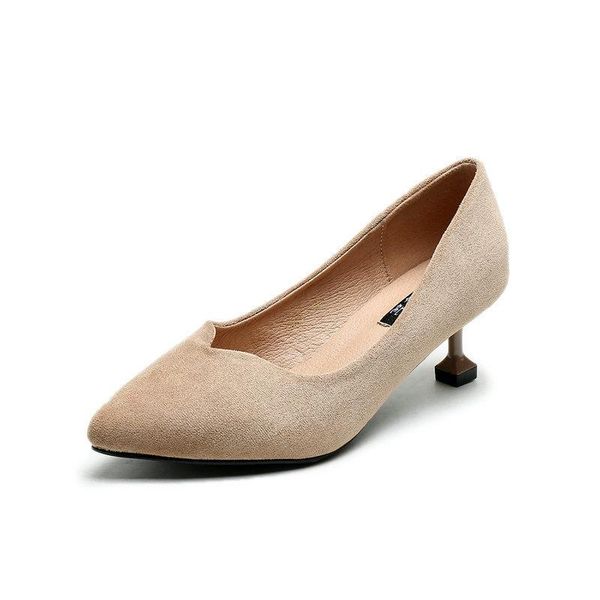 

brand design women shoes new pointed toe high heels party shoes ladies wedding, Black