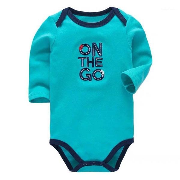 

rompers born bodysuit baby clothes cotton body long sleeve underwear infant boys girls clothing baby's sets1, Blue