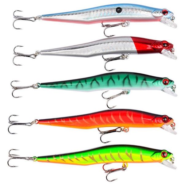 

1pcs 9.8g 12cm fishing lure minnow crankbait hard bait artificiais fish wobbler jerkbait fishing tackle swimba qylfqz
