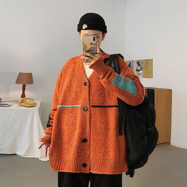 

2021 men's blouse autumn thin new winter fat cardigan shirt leisure youth clothing p7x7, White;black