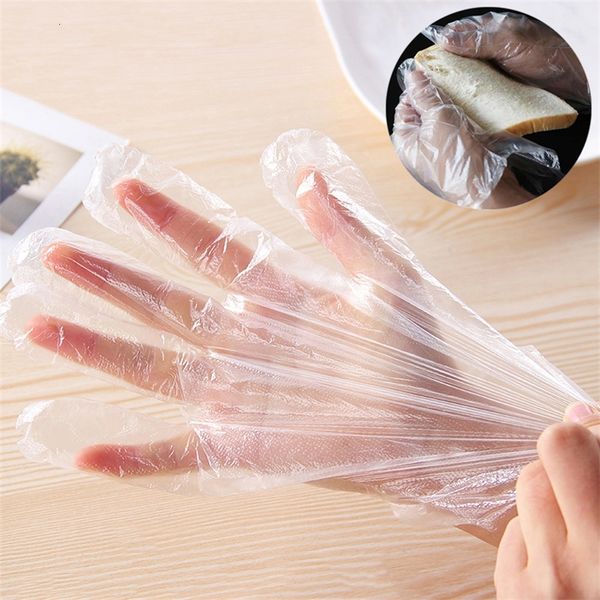 

kitchen cooking glove disposable plastic universal household cleaning touch screen prevent waterproof gloves bh3292 tqq