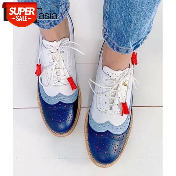 

doratasia new ins brand autumn brogue shoes low heel ol dress autumn flats women lace-up fretwork shoes woman #uf2y