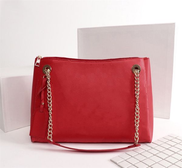 

ladies purse leather designer luxury pocket card pocket money handbags classic fashion famous brand matching box size 37-26-15cm, Red;black