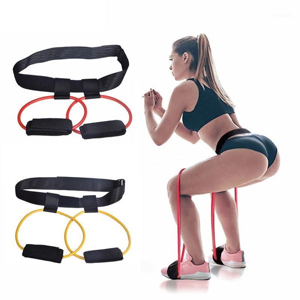 

resistance bands muscle training elastic band adjustable waist belt pedal exerciser fitness band1