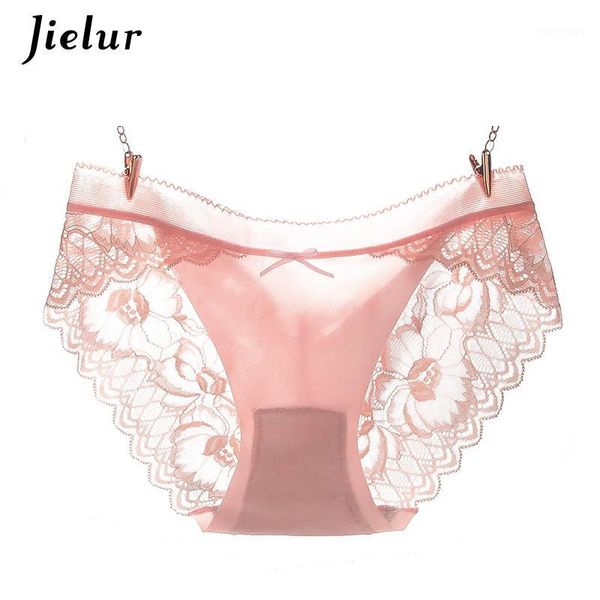 

women's lace seamless panties transparent lingerie girls panty briefs crotch of cotton underpants calcinhas dropship1, Black;pink