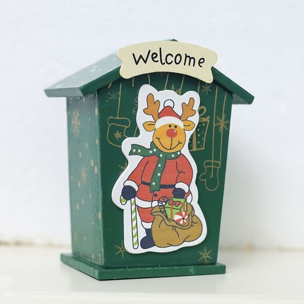 

ystm1 decoration decorative decorationcreative christmas wooden snowman bank cartoon piggy elk bedroom xibao xibao decoration decorative dec