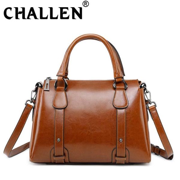 

brand handbags casual tote women crossbody messenger leather bags big shoulder handbag sac femme b42-76