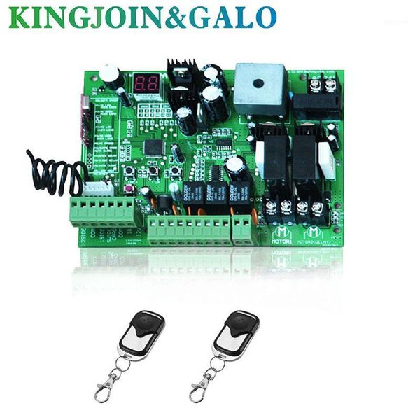 

fingerprint access control 2 remote controls swing gate opener motor controller circuit card board 24v dc only board1