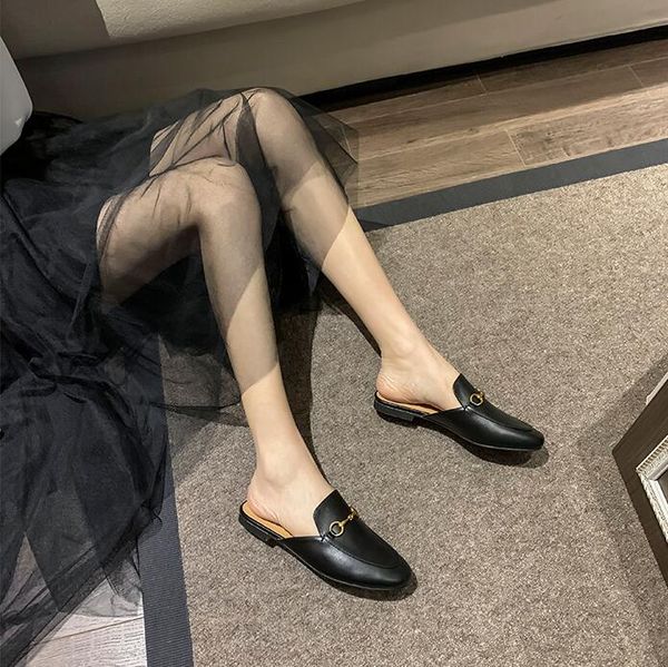

new arrival fashion women summer sandals shopping loafers black white womens slides outdoor shoes size 35-42 ing