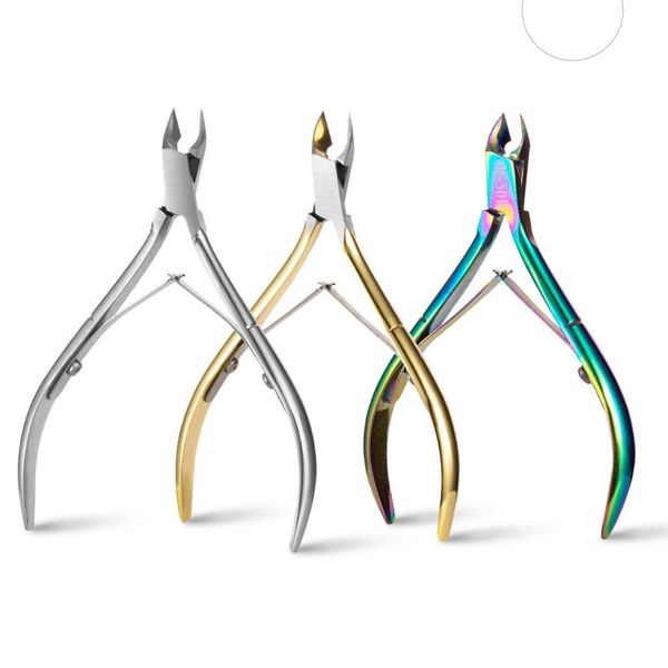 

dead skin scissor stainless steel toenail cuticle nipper colorful nail scissors pedicure plier manicure tools