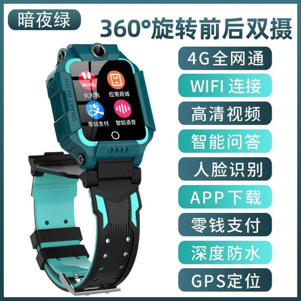 

4g telephone dual camera children's watch telecom all net student multifunctional waterproof new magnetic suctionbgt