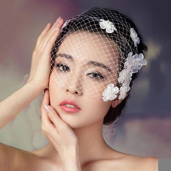 

lady cocktail dinner party fedoras wedding bridal flowers mesh veil hats vintage sombreros chapeau fascinators lm060 h jllsdw