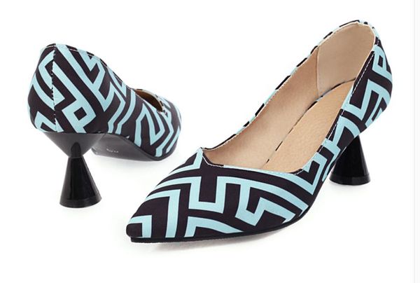 

2021 spring and autumn with new style fashion high heel pointed end women's shoes@ww7713, Black