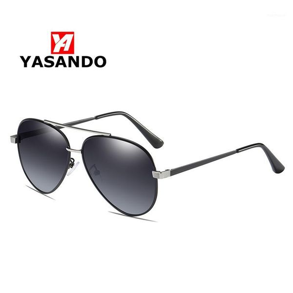 

sunglasses yasando for men women polarized lens uv400 alloy frame sun glasses male female accessories driving eyewear gs60471, White;black