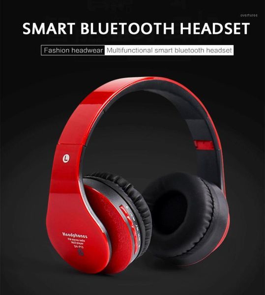 

music sports running smart bluetooth headset high battery over ear wireless headphones noise cancelling computer gaming headphoe1